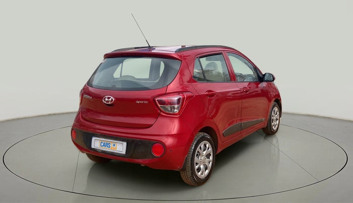 2018 Hyundai Grand i10 SPORTZ 1.2 KAPPA VTVT, Petrol, Manual, 15,854 km, Right Back Diagonal
