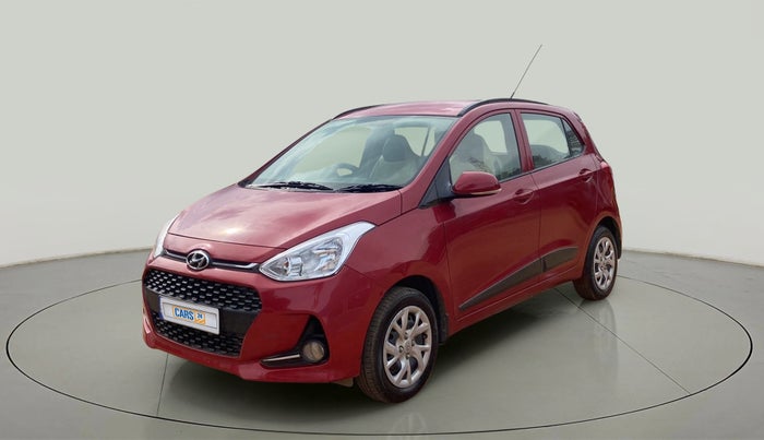 2018 Hyundai Grand i10 SPORTZ 1.2 KAPPA VTVT, Petrol, Manual, 15,854 km, Left Front Diagonal
