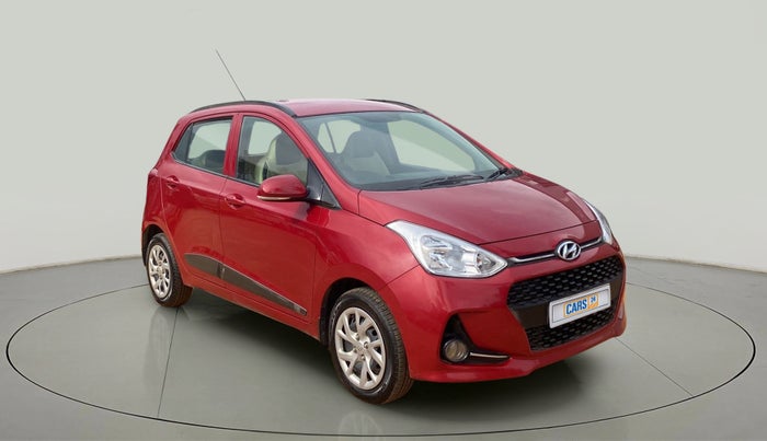 2018 Hyundai Grand i10 SPORTZ 1.2 KAPPA VTVT, Petrol, Manual, 15,854 km, Right Front Diagonal
