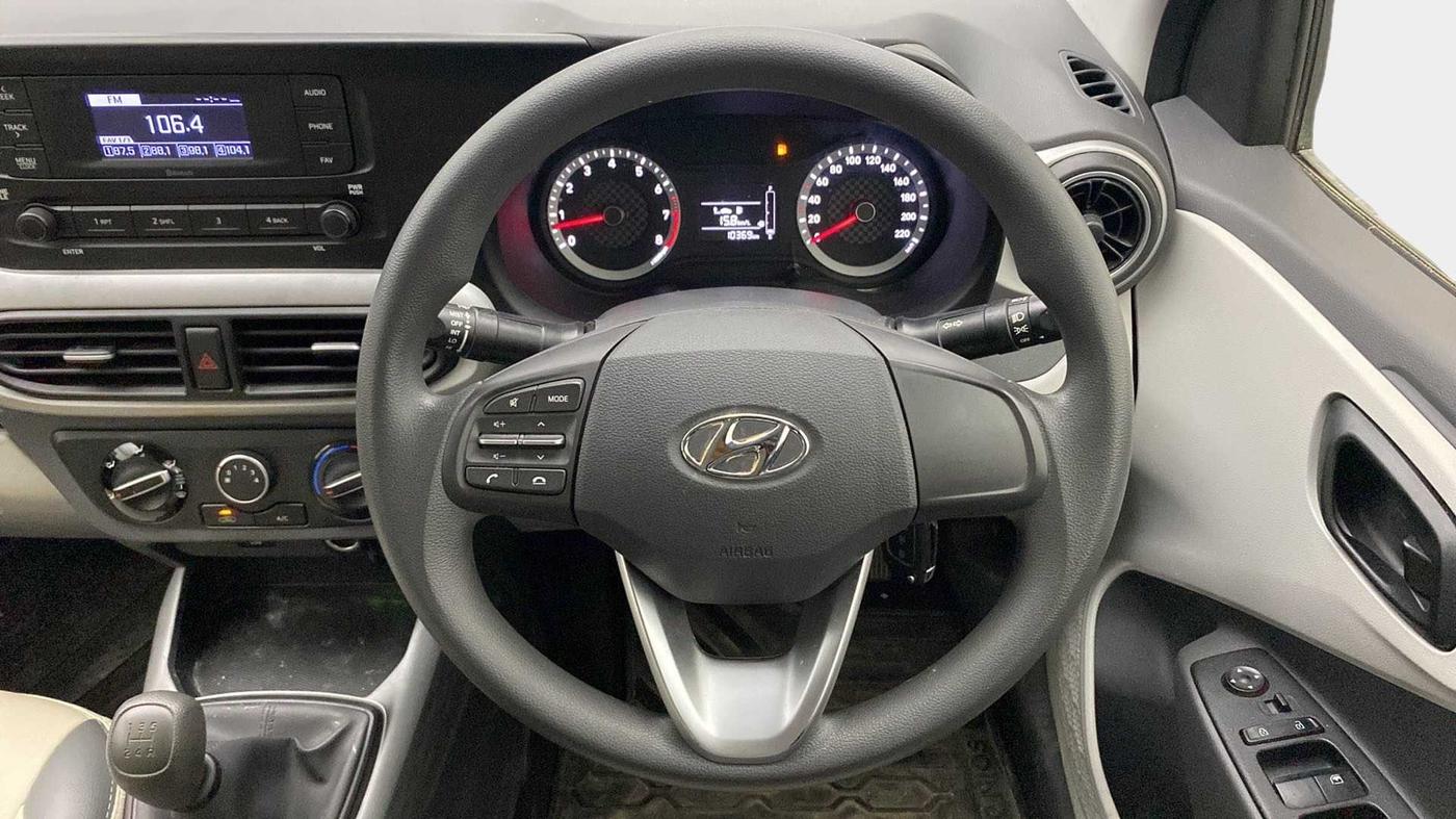 2021 Hyundai GRAND I10 NIOS MAGNA 1.2 KAPPA VTVT, Petrol, Manual, 10,298 km, Steering Wheel Close Up
