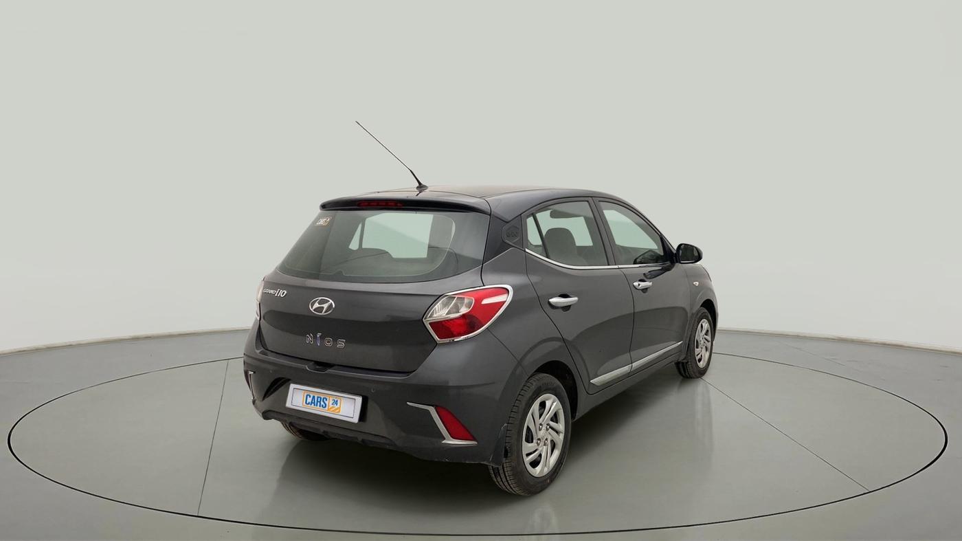 2021 Hyundai GRAND I10 NIOS MAGNA 1.2 KAPPA VTVT, Petrol, Manual, 10,298 km, Right Back Diagonal
