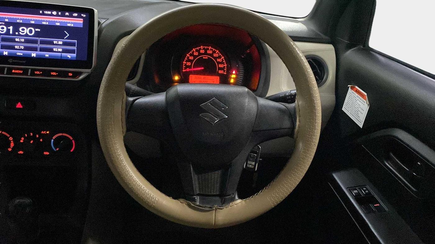 2019 Maruti New Wagon-R LXI CNG 1.0, CNG, Manual, 86,195 km, Steering Wheel Close Up