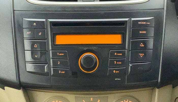 2012 Maruti Swift Dzire VXI, Petrol, Manual, 75,395 km, Infotainment System