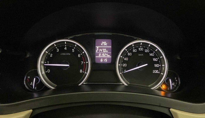 2014 Maruti Ciaz ZXI, Petrol, Manual, 82,184 km, Odometer Image