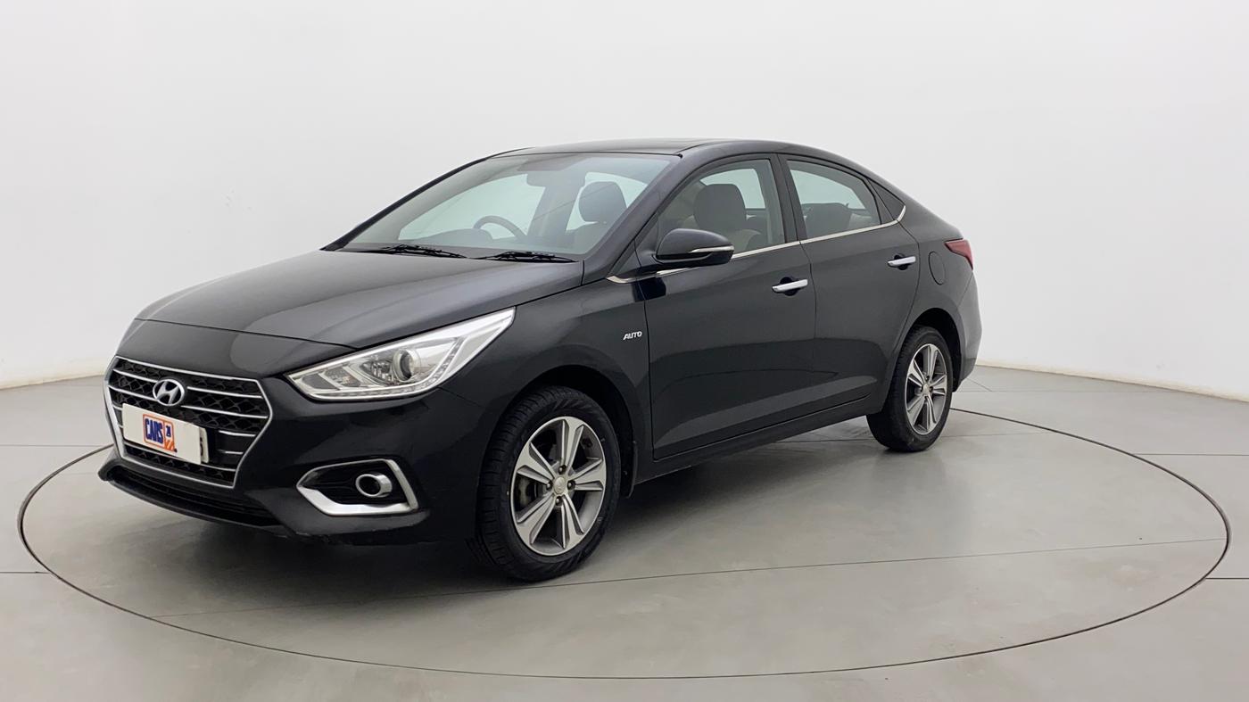 2019 Hyundai Verna 1.6 VTVT SX + AT, Petrol, Automatic, 29,743 km, Left Front Diagonal