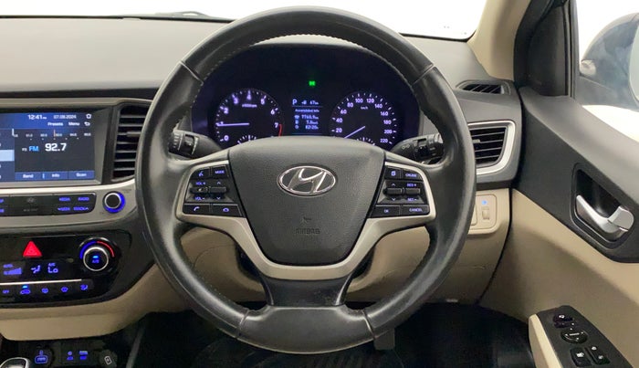 2019 Hyundai Verna 1.6 VTVT SX + AT, Petrol, Automatic, 29,743 km, Steering Wheel Close Up