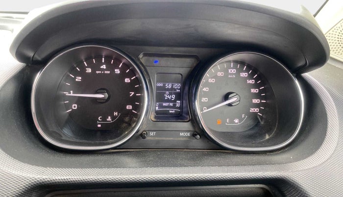 2018 Tata Tiago XZ PETROL, Petrol, Manual, 58,092 km, Odometer Image