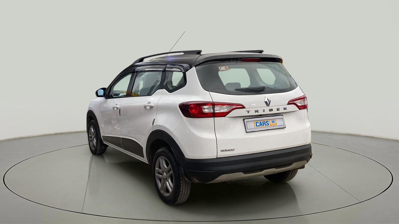 2022 Renault TRIBER RXZ AMT, Petrol, Automatic, 8,954 km, Left Back Diagonal