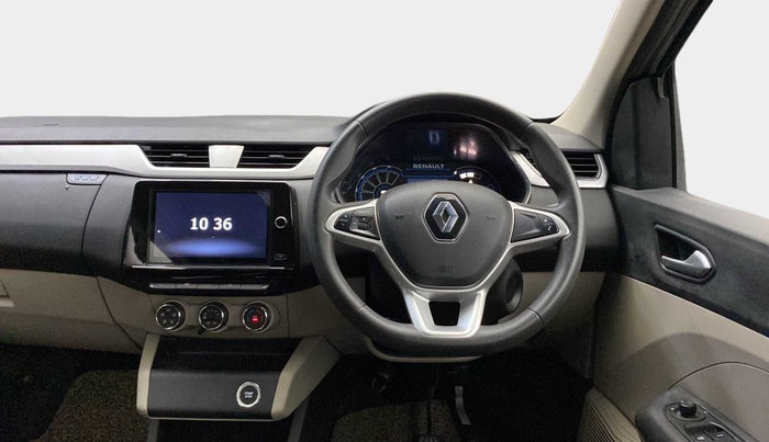 2022 Renault TRIBER RXZ AMT, Petrol, Automatic, 8,954 km, Steering Wheel Close Up