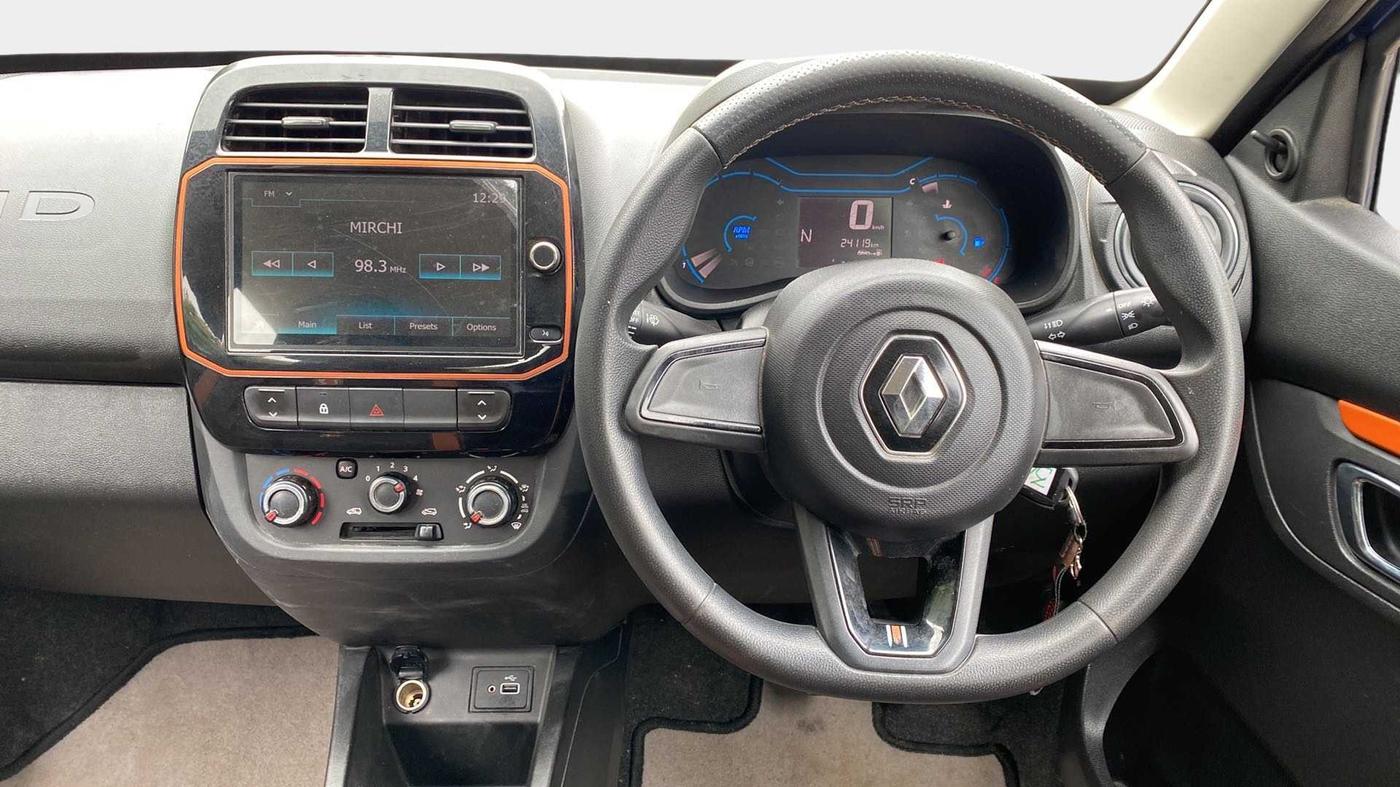 2021 Renault Kwid CLIMBER 1.0 AMT (O), Petrol, Automatic, 24,282 km, Steering Wheel Close Up