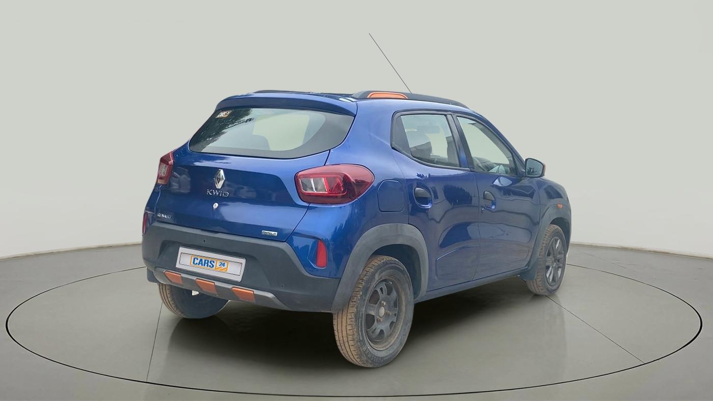 2021 Renault Kwid CLIMBER 1.0 AMT (O), Petrol, Automatic, 24,282 km, Right Back Diagonal