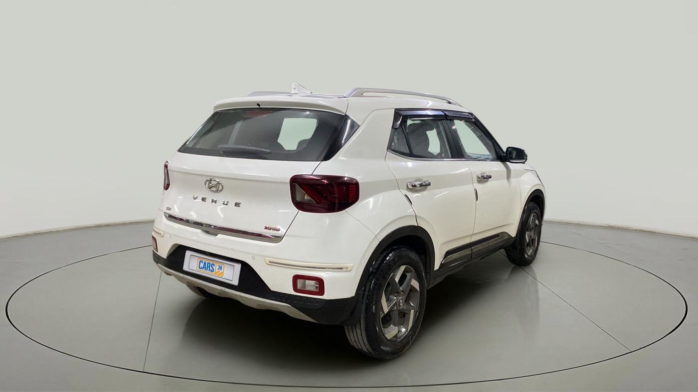 2021 Hyundai VENUE SX 1.0 (O) TURBO, Petrol, Manual, 24,369 km, Right Back Diagonal