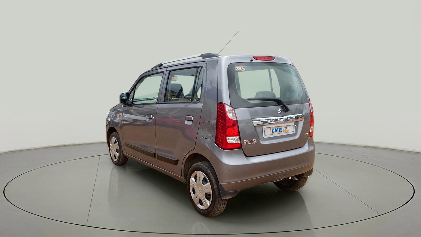 2017 Maruti Wagon R 1.0 VXI, Petrol, Manual, 51,827 km, Left Back Diagonal