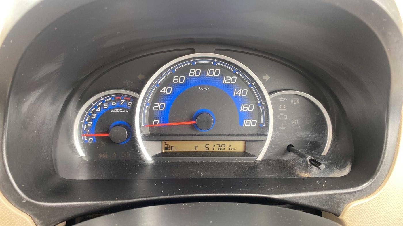 2017 Maruti Wagon R 1.0 VXI, Petrol, Manual, 51,827 km, Odometer Image