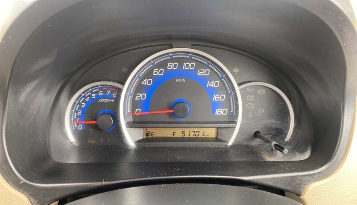 2017 Maruti Wagon R 1.0 VXI, Petrol, Manual, 51,827 km, Odometer Image