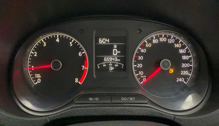 2019 Volkswagen Polo HIGHLINE 1.0L, Petrol, Manual, 65,943 km, Odometer Image
