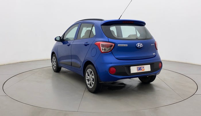 2019 Hyundai Grand i10 SPORTZ 1.2 KAPPA VTVT, Petrol, Manual, 65,396 km, Left Back Diagonal