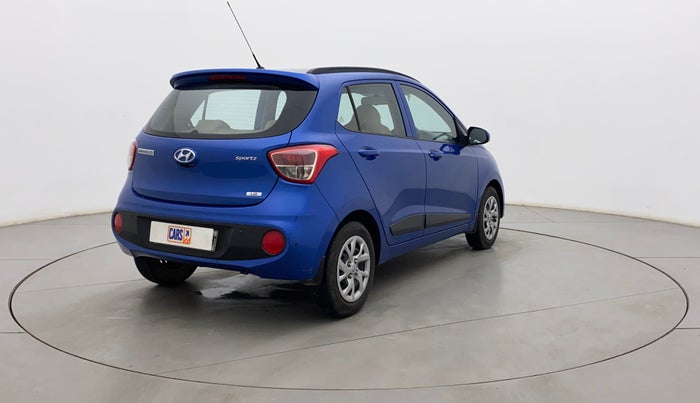 2019 Hyundai Grand i10 SPORTZ 1.2 KAPPA VTVT, Petrol, Manual, 65,396 km, Right Back Diagonal
