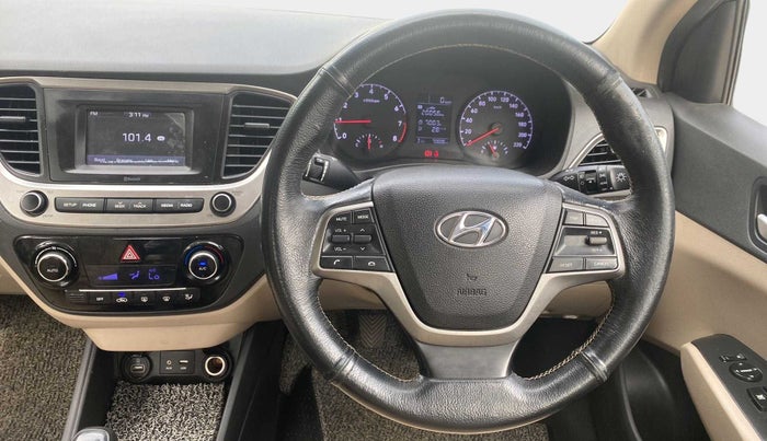 2019 Hyundai Verna 1.4 EX PETROL, Petrol, Manual, 70,775 km, Steering Wheel Close Up