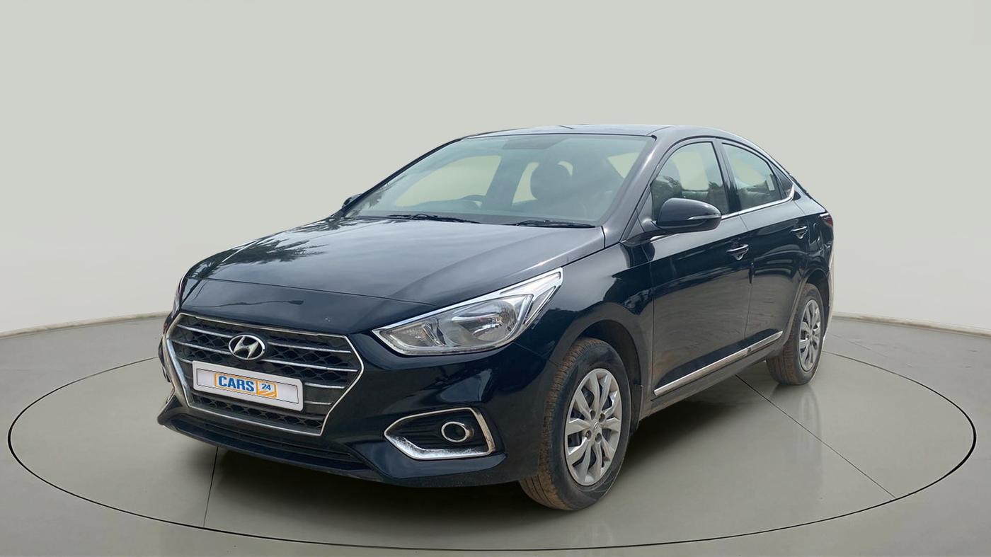 2019 Hyundai Verna 1.4 EX PETROL, Petrol, Manual, 70,775 km, Left Front Diagonal