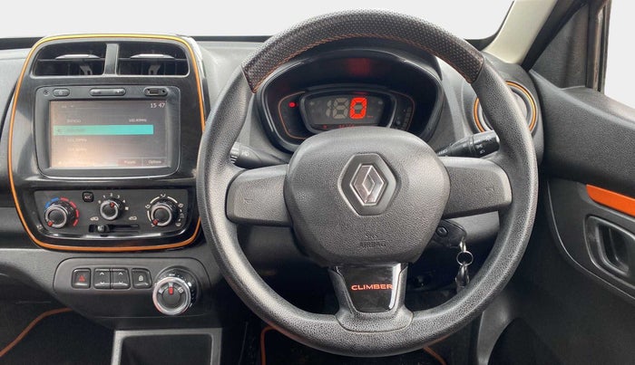 2017 Renault Kwid CLIMBER 1.0 AMT, Petrol, Automatic, 32,695 km, Steering Wheel Close Up