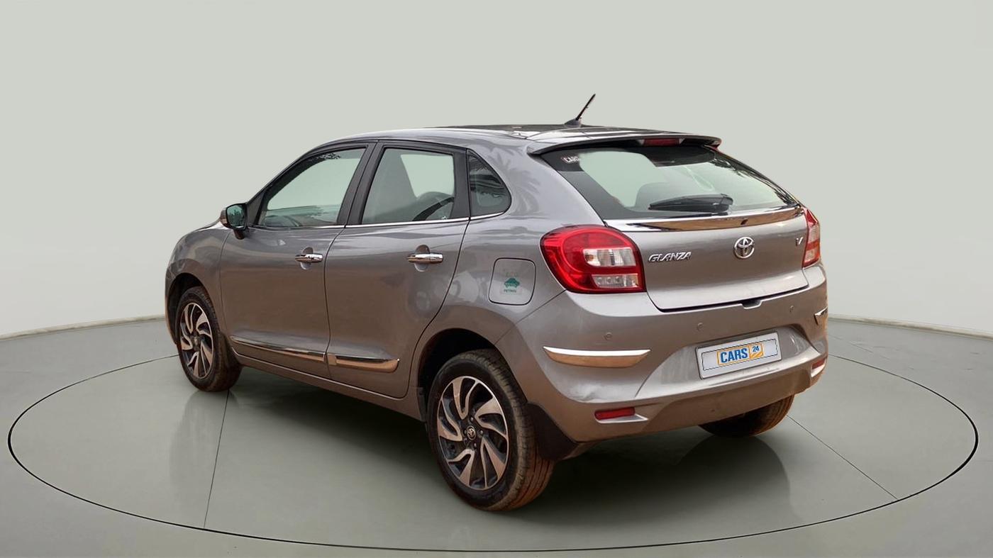 2020 Toyota Glanza V, Petrol, Manual, 98,650 km, Left Back Diagonal