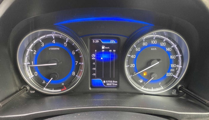 2020 Toyota Glanza V, Petrol, Manual, 98,650 km, Odometer Image