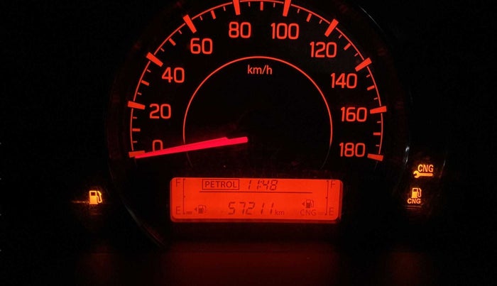 2020 Maruti New Wagon-R LXI CNG 1.0, CNG, Manual, 57,257 km, Odometer Image