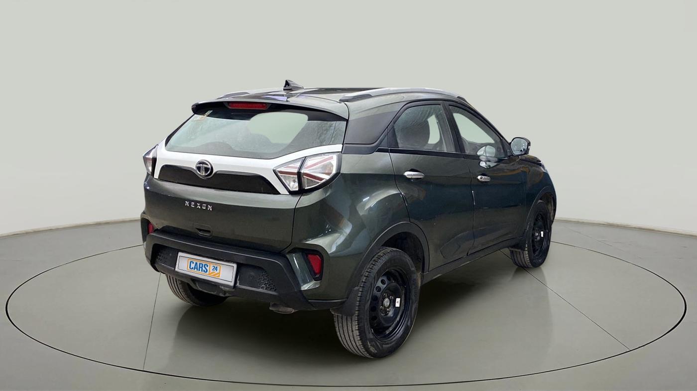 2021 Tata NEXON XM SUNROOF PETROL, Petrol, Manual, 46,114 km, Right Back Diagonal