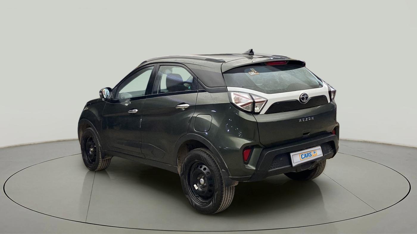 2021 Tata NEXON XM SUNROOF PETROL, Petrol, Manual, 46,114 km, Left Back Diagonal