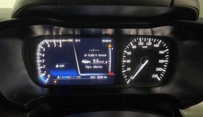 2020 Tata ALTROZ XZ PETROL, Petrol, Manual, 45,600 km, Odometer Image