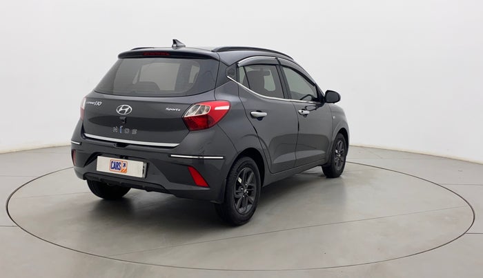 2022 Hyundai GRAND I10 NIOS SPORTZ AMT 1.2 KAPPA VTVT, Petrol, Automatic, 8,352 km, Right Back Diagonal