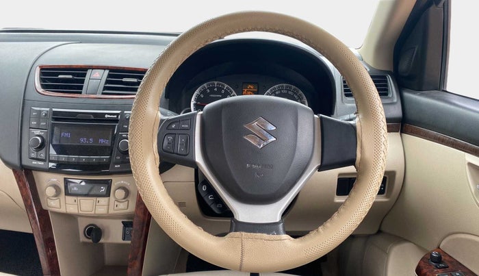 2015 Maruti Swift Dzire ZXI, Petrol, Manual, 37,712 km, Steering Wheel Close Up
