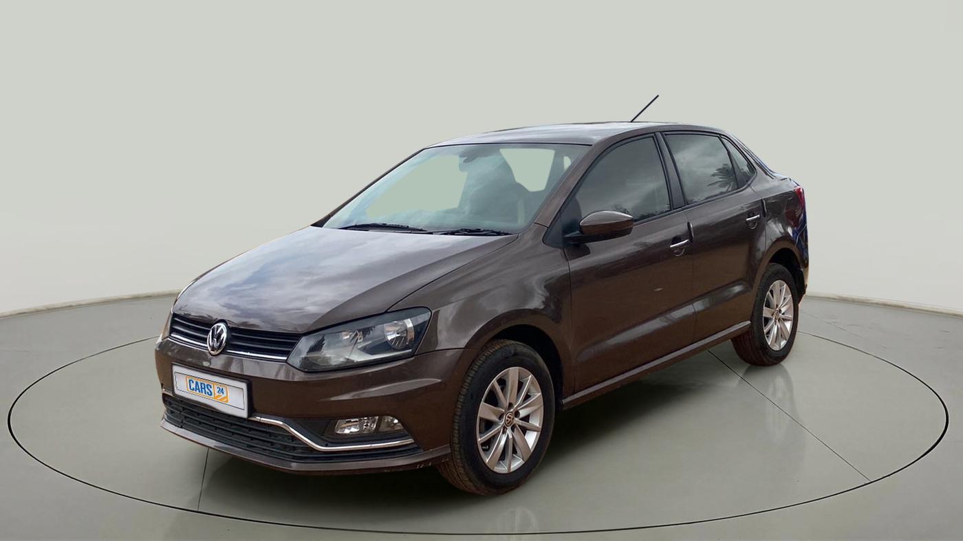 2016 Volkswagen Ameo HIGHLINE1.5L, Diesel, Manual, 87,220 km, Left Front Diagonal