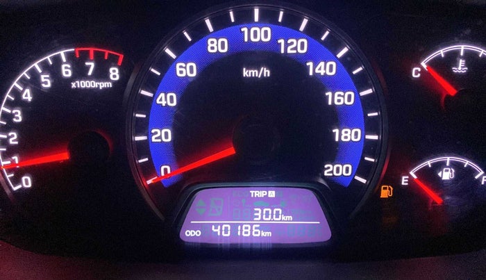 2014 Hyundai Xcent S 1.2, Petrol, Manual, 40,151 km, Odometer Image