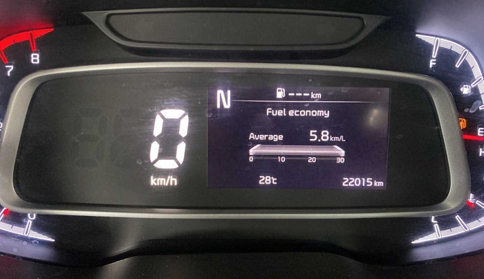 2022 KIA SONET HTX ANNIVERSARY EDITION 1.0 IMT, Petrol, Manual, 21,993 km, Odometer Image