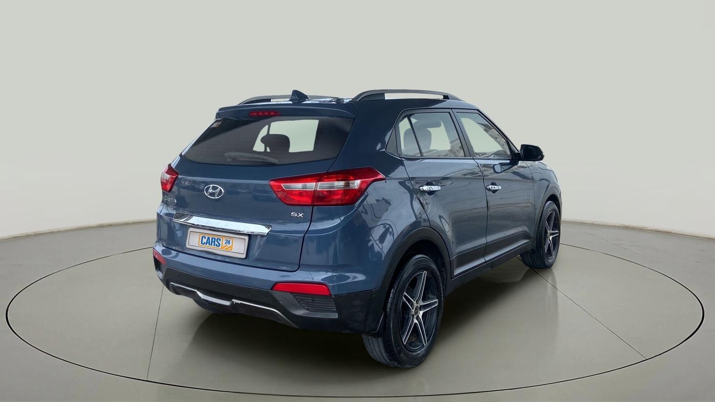 2015 Hyundai Creta SX PLUS 1.6 PETROL, Petrol, Manual, 90,180 km, Right Back Diagonal