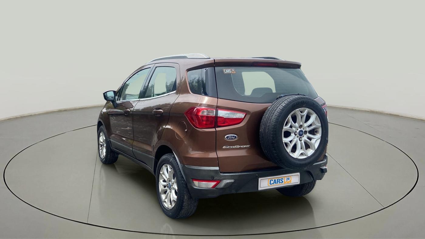 2016 Ford Ecosport TITANIUM 1.5L DIESEL, Diesel, Manual, 1,10,647 km, Left Back Diagonal