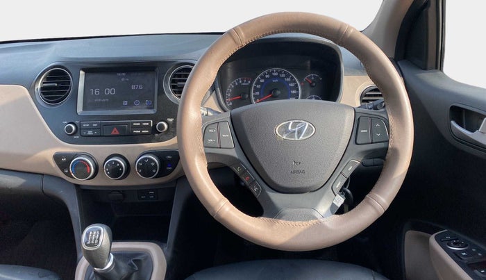 2018 Hyundai Grand i10 SPORTZ 1.2 KAPPA VTVT, Petrol, Manual, 4,893 km, Steering Wheel Close Up