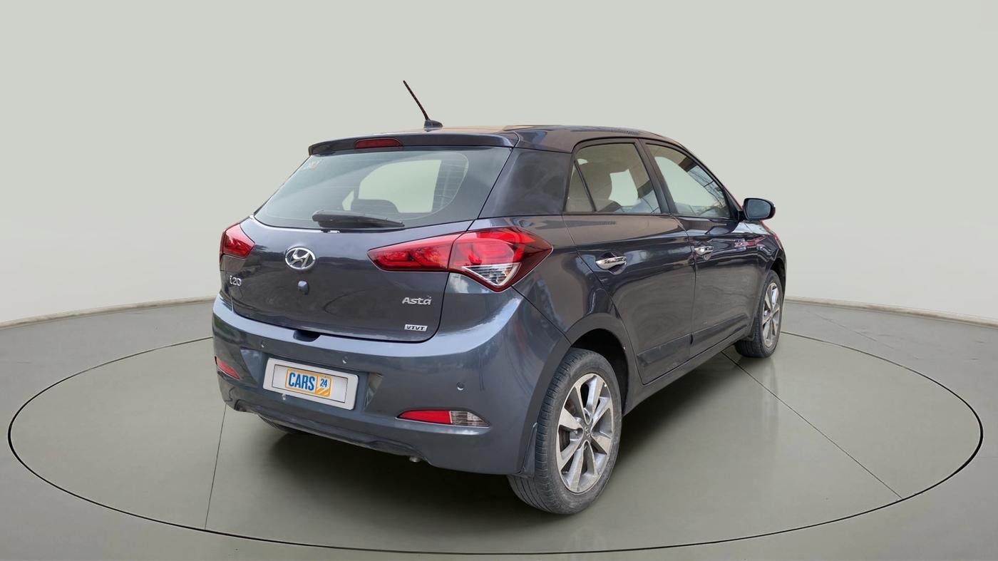 2015 Hyundai Elite i20 ASTA 1.2 (O), Petrol, Manual, 52,779 km, Right Back Diagonal