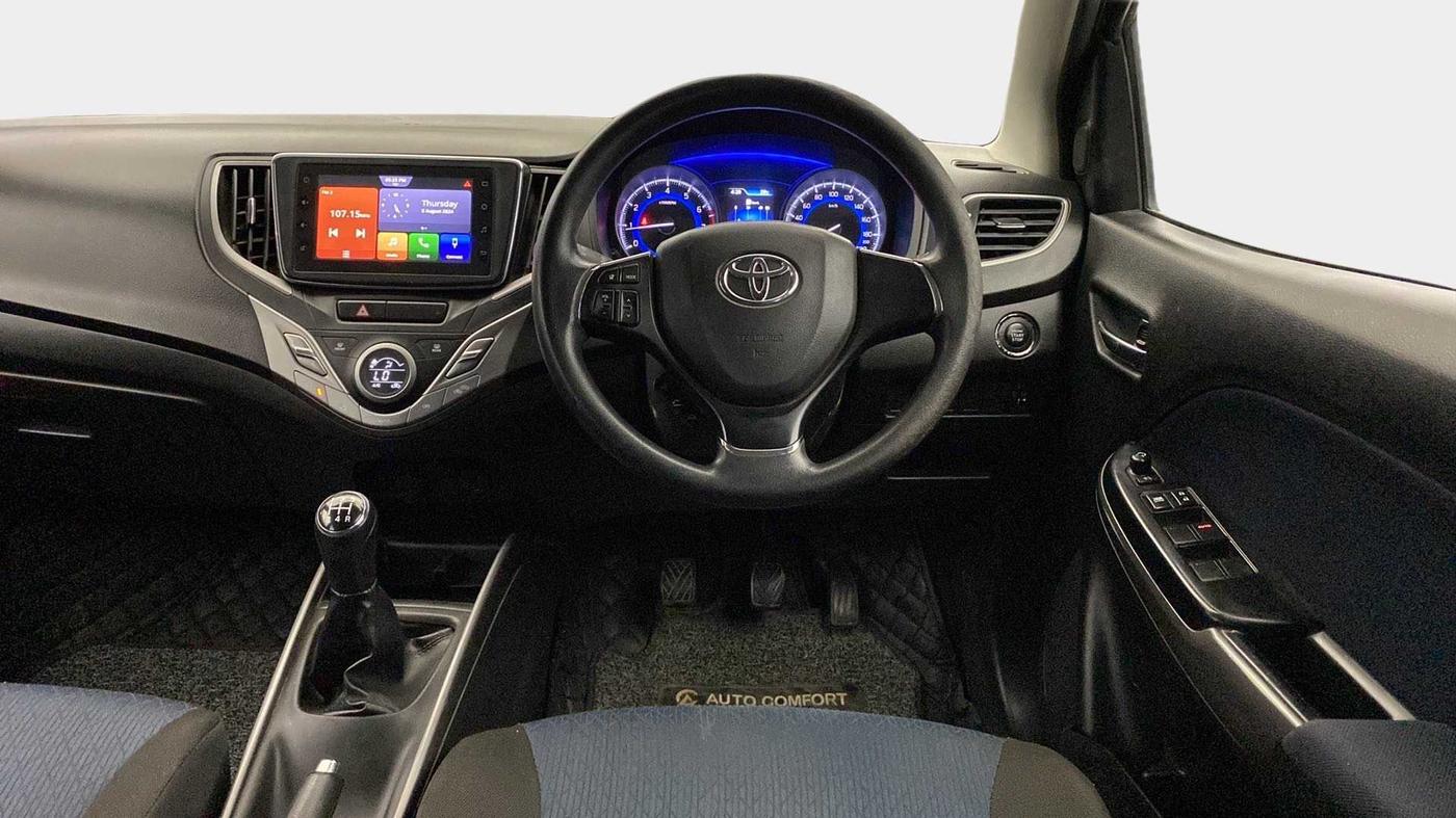 2019 Toyota Glanza G, Petrol, Manual, 55,564 km, Steering Wheel Close Up