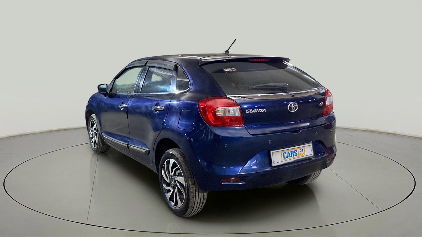 2019 Toyota Glanza G, Petrol, Manual, 55,564 km, Left Back Diagonal