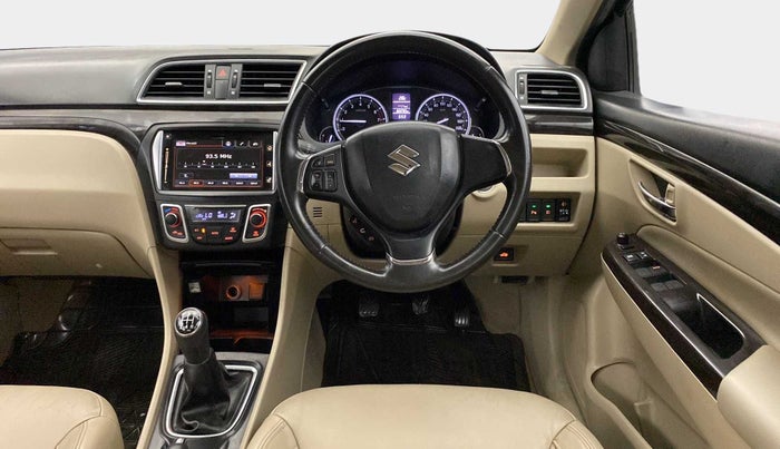 2017 Maruti Ciaz ALPHA 1.4 PETROL, Petrol, Manual, 60,227 km, Steering Wheel Close Up