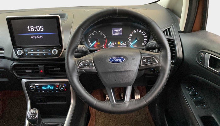 2018 Ford Ecosport TITANIUM 1.5L PETROL, Petrol, Manual, 79,074 km, Steering Wheel Close Up