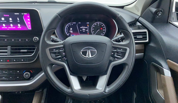 2021 Tata Harrier XZA, Diesel, Automatic, 12,746 km, Steering Wheel Close Up
