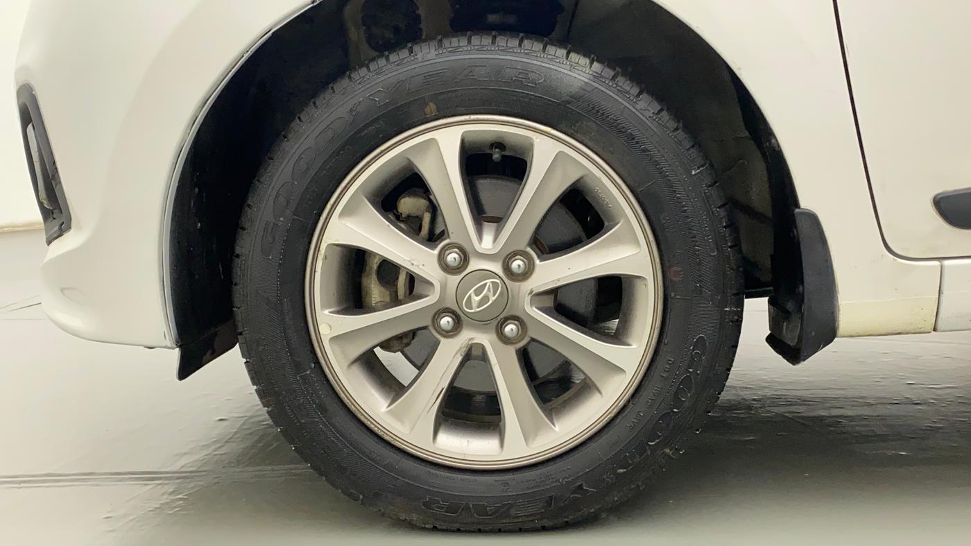 2016 Hyundai Grand i10 ASTA (O) 1.2 KAPPA VTVT, Petrol, Manual, 55,081 km, Left Front Wheel
