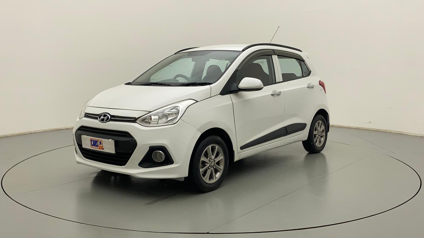 2016 Hyundai Grand i10 ASTA (O) 1.2 KAPPA VTVT, Petrol, Manual, 55,081 km, Left Front Diagonal