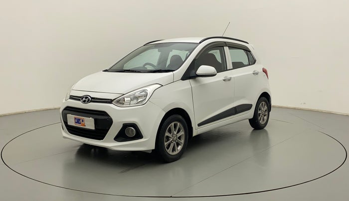 2016 Hyundai Grand i10 ASTA (O) 1.2 KAPPA VTVT, Petrol, Manual, 55,081 km, Left Front Diagonal