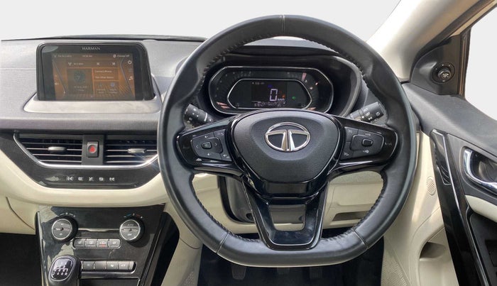 2022 Tata NEXON XZ PLUS (L), Petrol, Manual, 15,749 km, Steering Wheel Close Up