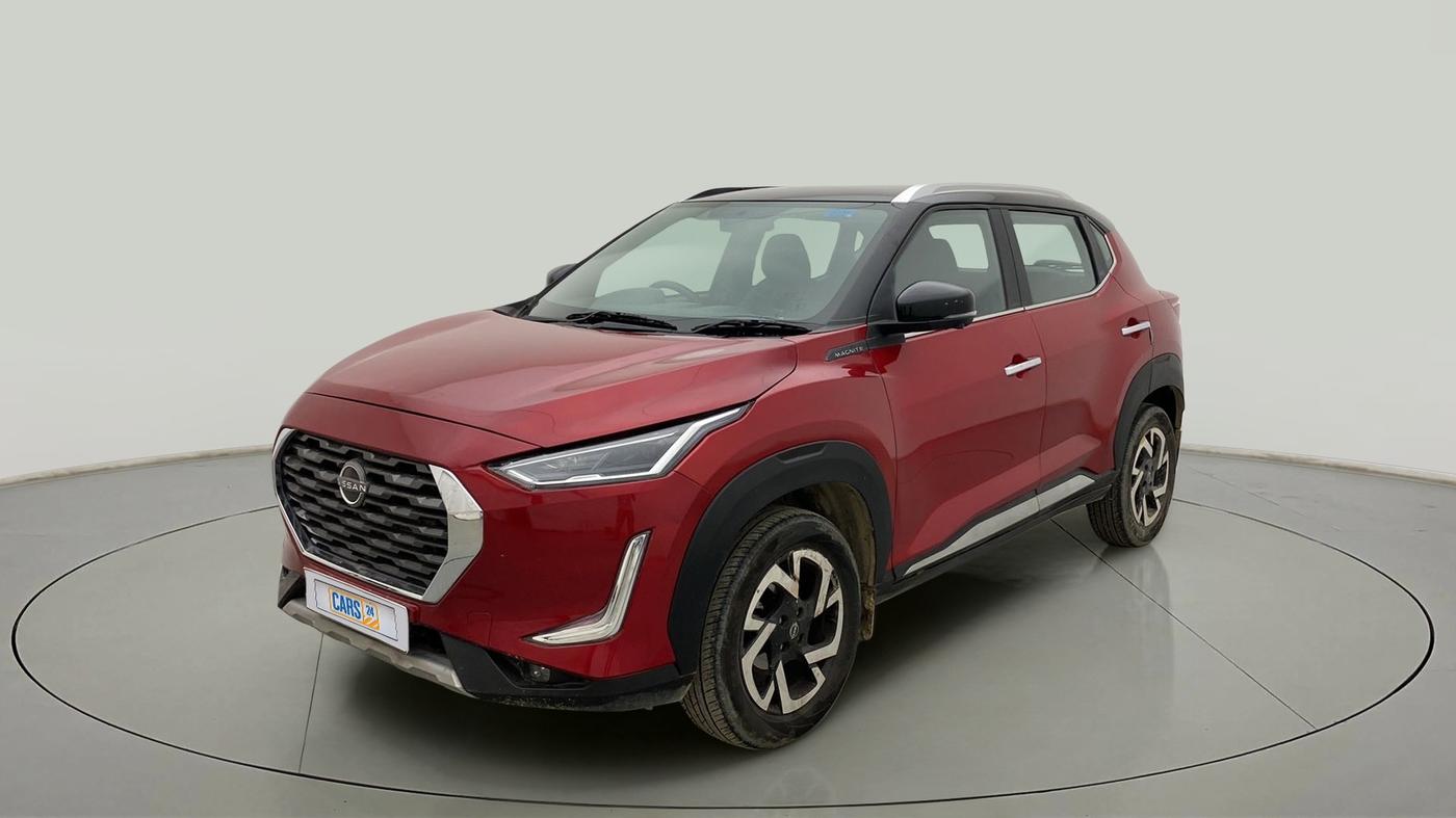 2022 Nissan MAGNITE XV TURBO CVT DUAL TONE, Petrol, Automatic, 13,925 km, Left Front Diagonal